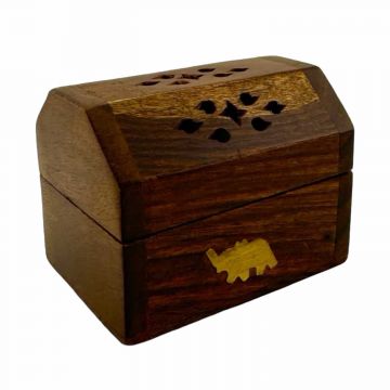 Wood Incense Cone Box - Elephant (CB-06ELE) ( Box of 4 )